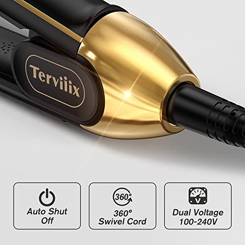 Flat Iron Hair Straightener ARC Smooth Non-Snagging Design