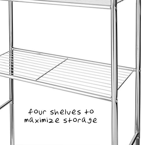 Space Saver Shelf Chrome 24 Inch Length 11 Inch Width