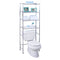 Space Saver Shelf Chrome 24 Inch Length 11 Inch Width
