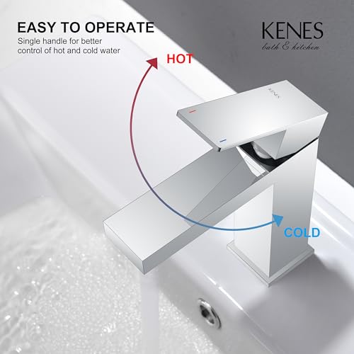 Single Handle Bathroom Faucet Modern Sink Mixer Tap For Lavatory