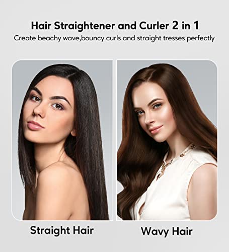 Flat Iron Hair Straightener ARC Smooth Non-Snagging Design