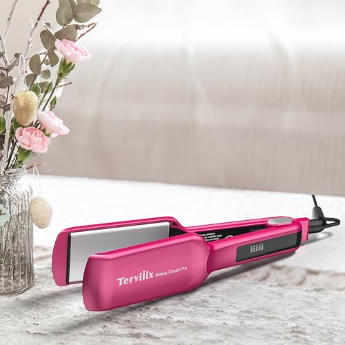 2 Inch Ceramic Hair Straightener Wide Plate Flat Iron