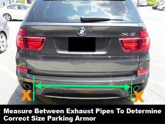 Parking Armor Rear Bumper Protector Indoor Outdoor Widest Protection