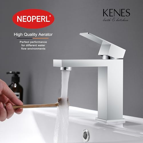 Single Handle Bathroom Faucet Modern Sink Mixer Tap For Lavatory