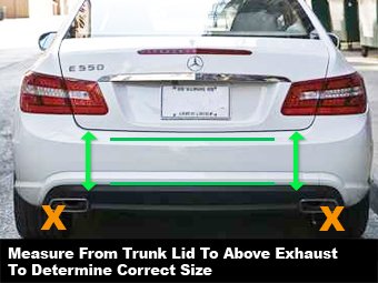 Parking Armor Rear Bumper Protector Indoor Outdoor Widest Protection