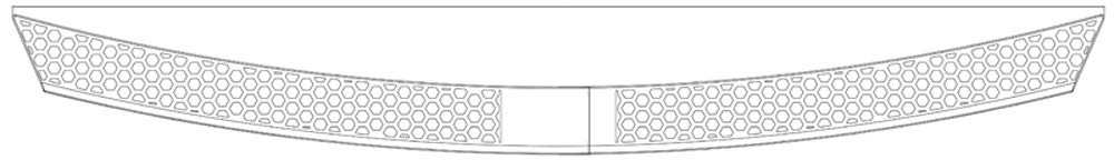 Dawn Enterprises Durable Rear Bumper Protector RBP 005 Car Accessory