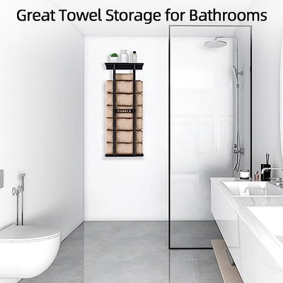 Bathroom Towel Rack Wall Mounted 30 Inch Durable Storage Rack
