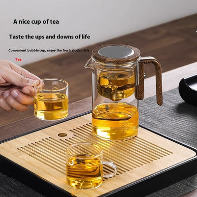 Glass Tea Infuser Teapot With Magnetic Separation Filtration