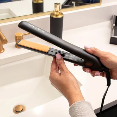 Ceramic Flat Iron With Floating Plates For Smooth Finish Hair