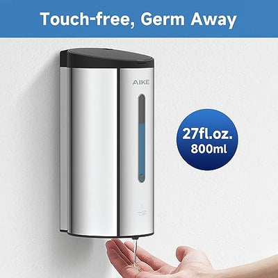 Mount Automatic Liquid Soap Dispenser Large Capacity 27oz Touchless