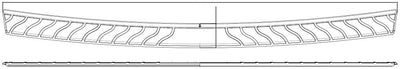 Dawn Enterprises Rear Bumper Protector RBP-019 Durable Guard