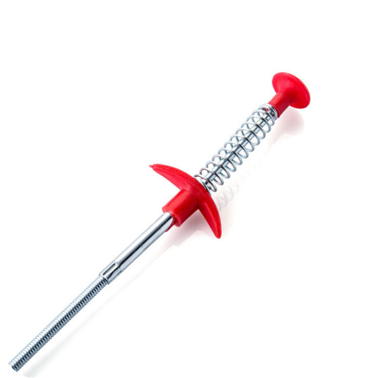 60CM Sewer Dredger Spring Pipe Drain Hair Clog Remover Tool