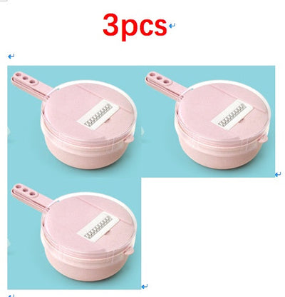 8 In 1 Mandoline Slicer Vegetable Cutter Potato Peeler Grater Strainer