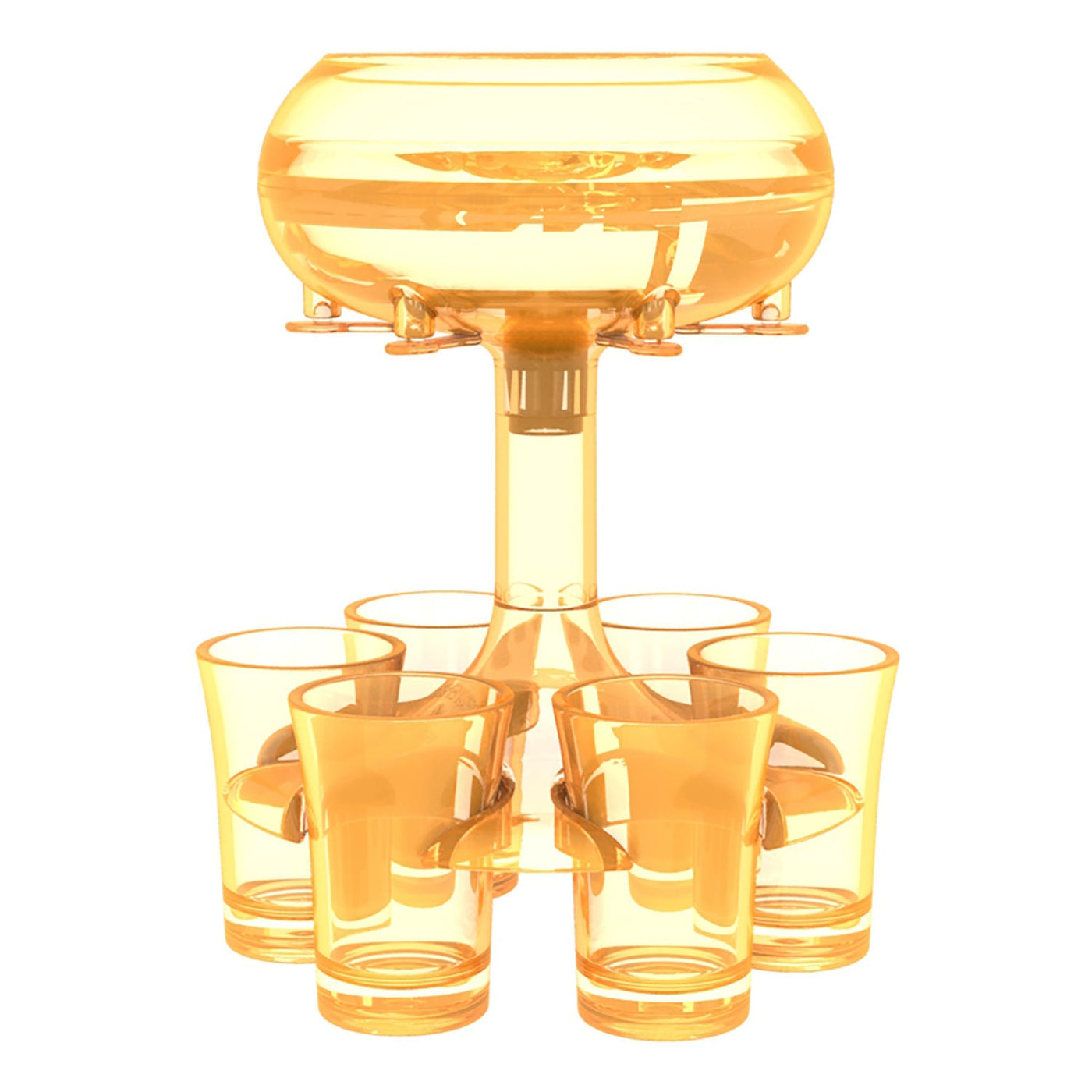 6-Shot Glass Shot Dispenser Holder For Wine Whisky Beer Party