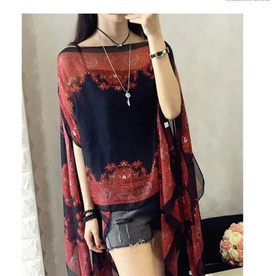 French Style Lightweight Sun Protection Shawl For Women
