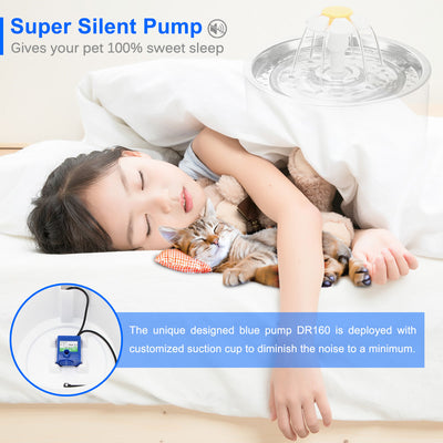 PurrFlow Automatic Cat Water Feeder With Timed Dispensing System