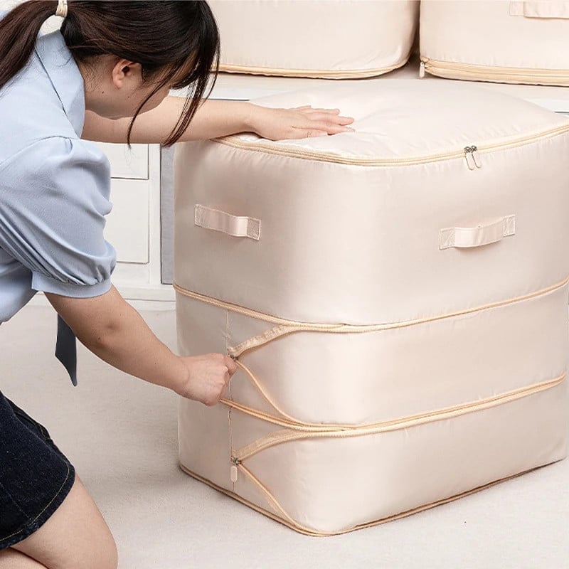 Large Capacity Compressive Duvet Storage Bag For Bedding Organization