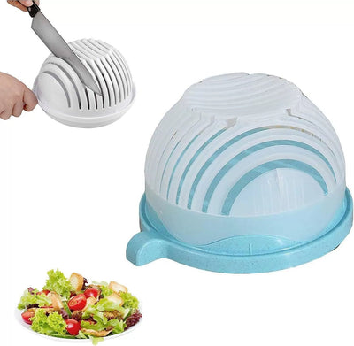 Creative Salad Cutter Bowl For Easy Fruit And Vegetable Preparation