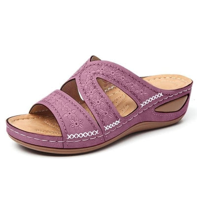 Orthopaedic Slip-On Sandals With Thick Platform For Comfort