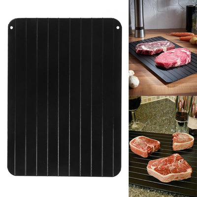 Fast Defrosting Tray Aluminum Quick Thawing Kitchen Plate