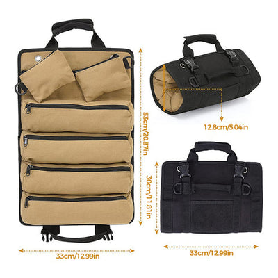 Durable Tool Roll Bag Organizer For Portable Tool Storage