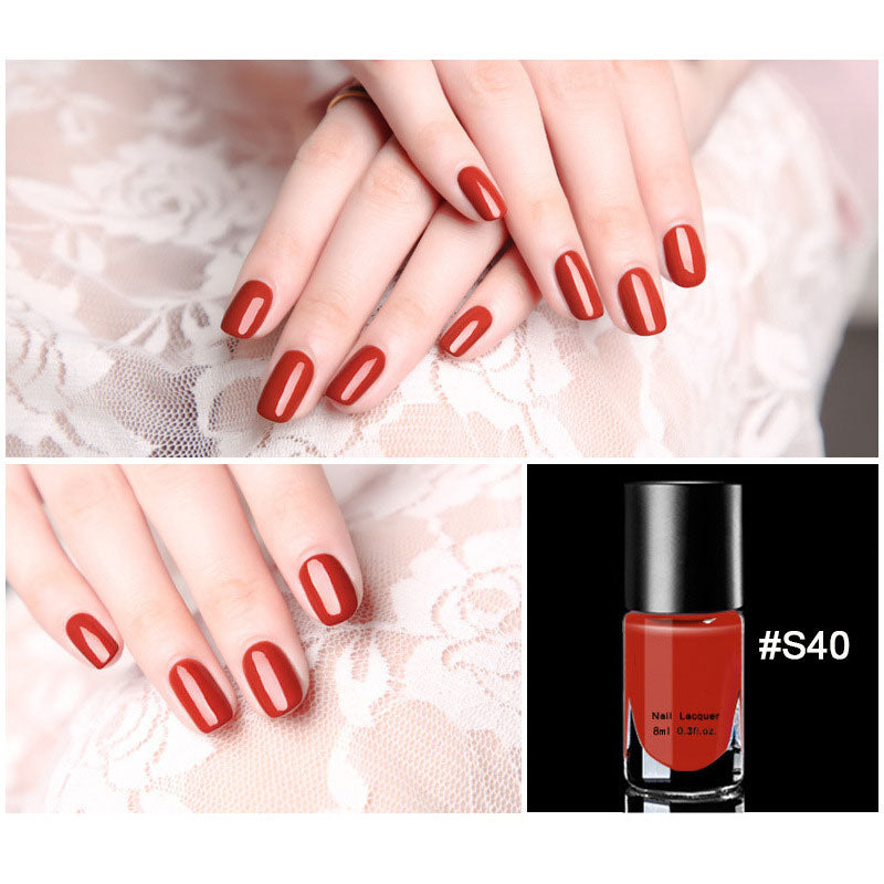 Removable Nail Polish Quick Dry Long Lasting Baking Free Formula