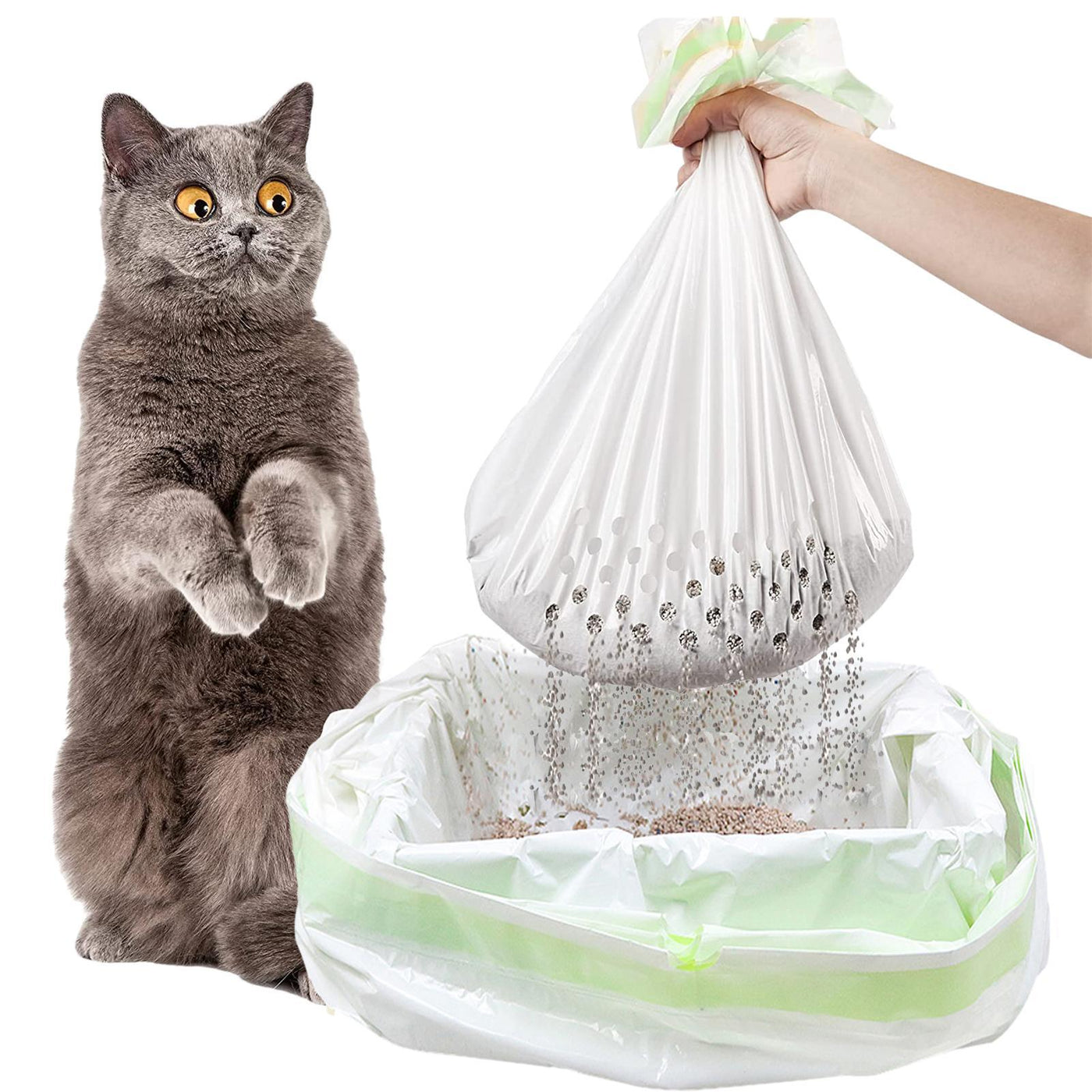 Durable Cat Litter Bag For Easy Disposal And Odor Control