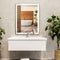 LED Bathroom Makeup Mirror Wall Mounted Adjustable Anti Fog Touch Switch