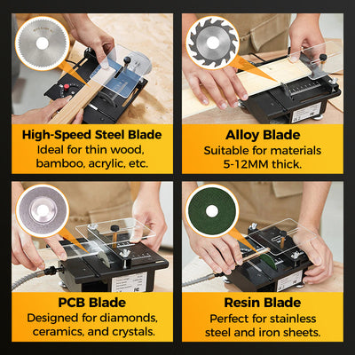 Multi-functional Mini Precision Table Saw For Accurate Cutting