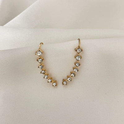 Seven Star Elegant Diamond Stud Earrings For Women