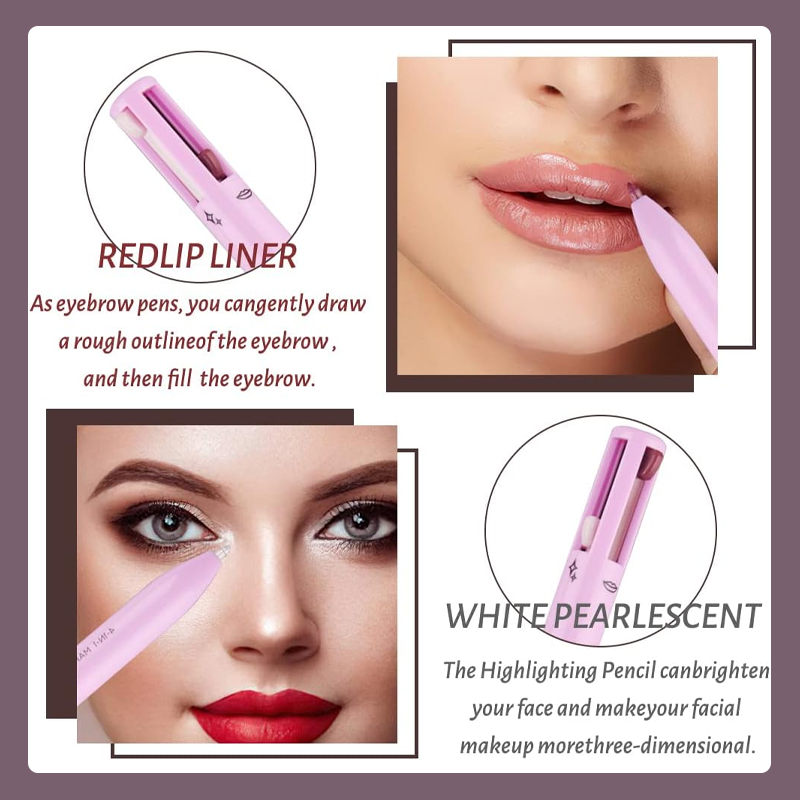4-in-1 Makeup Pen Multifunctional Cosmetic Tool For Easy Application