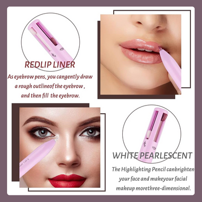 4-in-1 Makeup Pen Multifunctional Cosmetic Tool For Easy Application