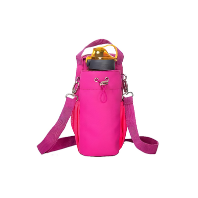 Magnetic Gym Crossbody Bag With Water Bottle Holder