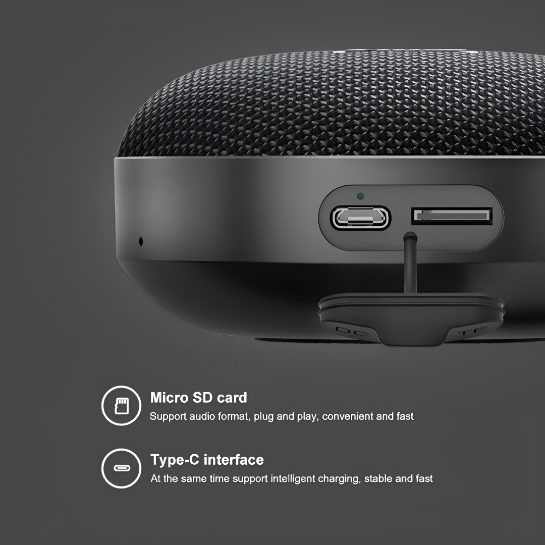 Bluetooth Speaker For Bike Handlebar With Waterproof And Portable Design