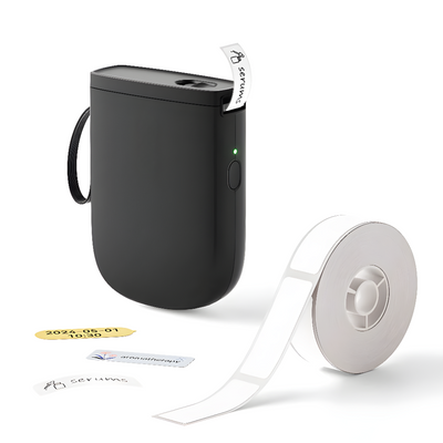 Bluetooth Label Printer Portable Wireless Thermal Printer Compact
