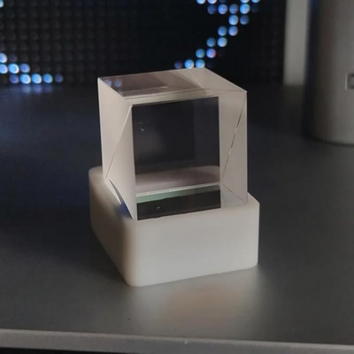 Personalized Holographic Display Cube For Custom Photo Memories