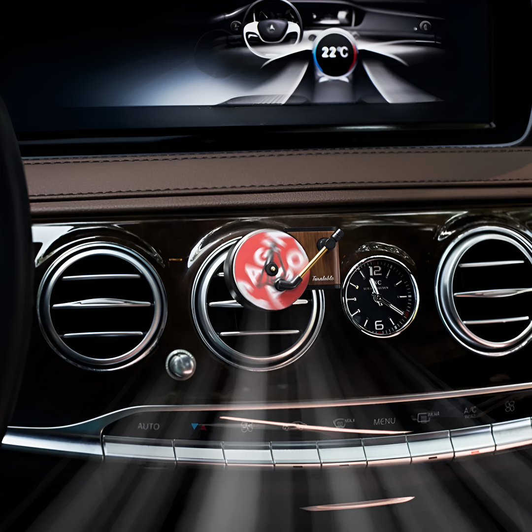 Record Player Air Freshener Car Vent Clip Scented Accessory