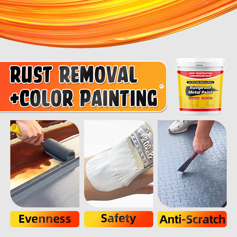 Rustproof Metal Paint Rust Remover Protective Coating For Metal