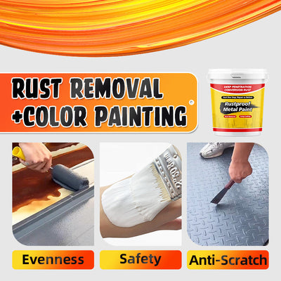 Rustproof Metal Paint Rust Remover Protective Coating For Metal