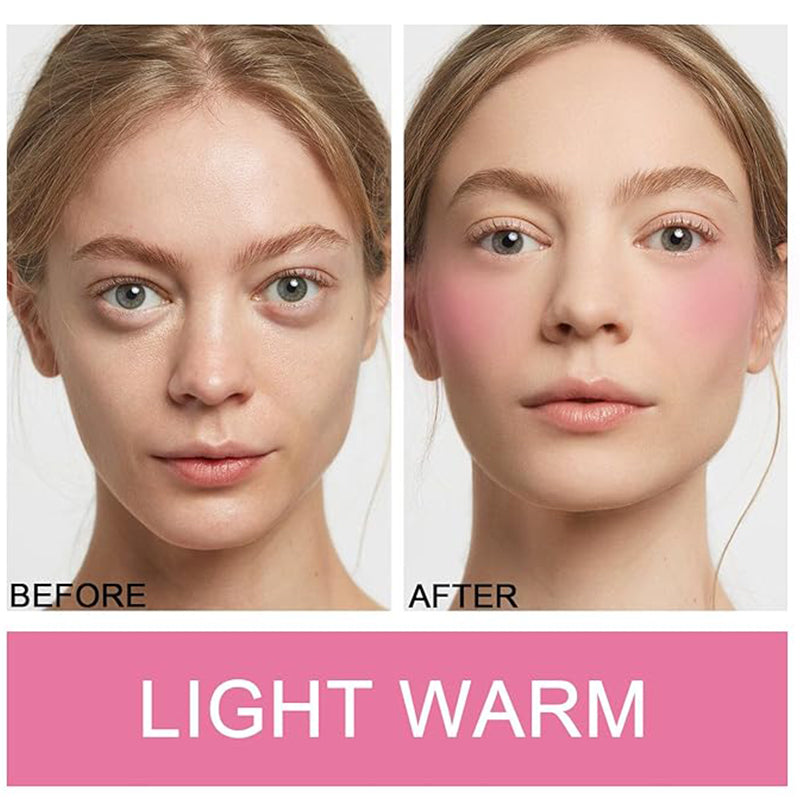 12-Color Blush Cream Palette For Smooth Natural Makeup Look