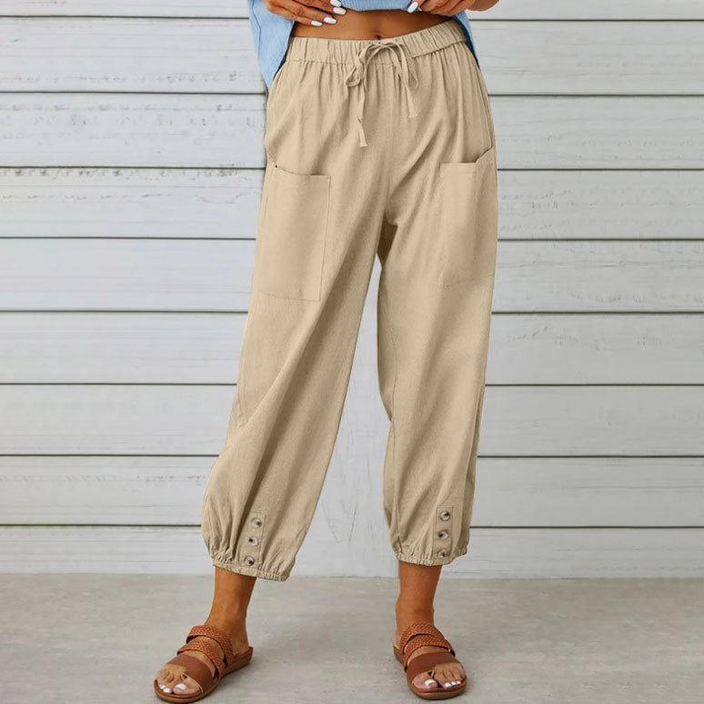 Women's Wide Leg Pants Loose Straight Comfortable Trousers