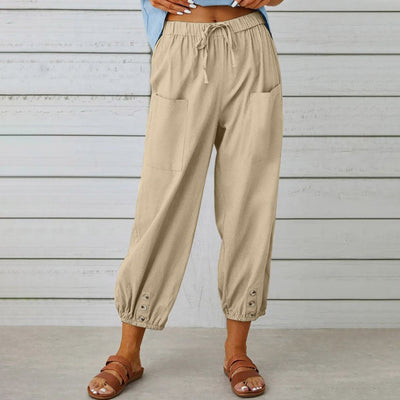 Women's Wide Leg Pants Loose Straight Comfortable Trousers