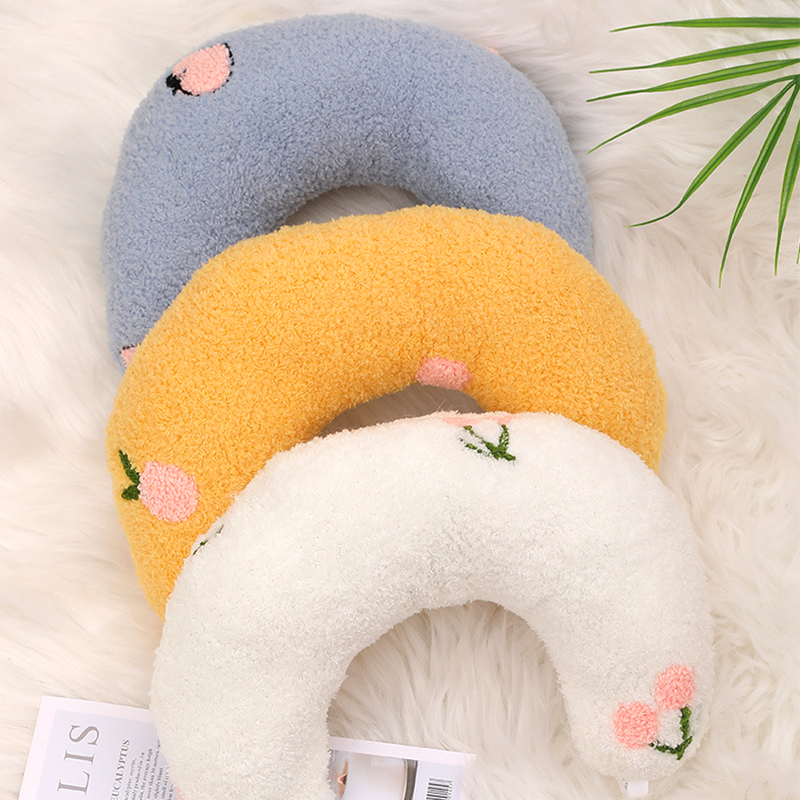 Little Plush Pet Calming Pillow Cozy Neck Support For Cats Dogs