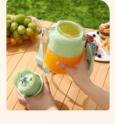 Electric Fruit Juicer 800ml USB Rechargeable Smoothie Mixer