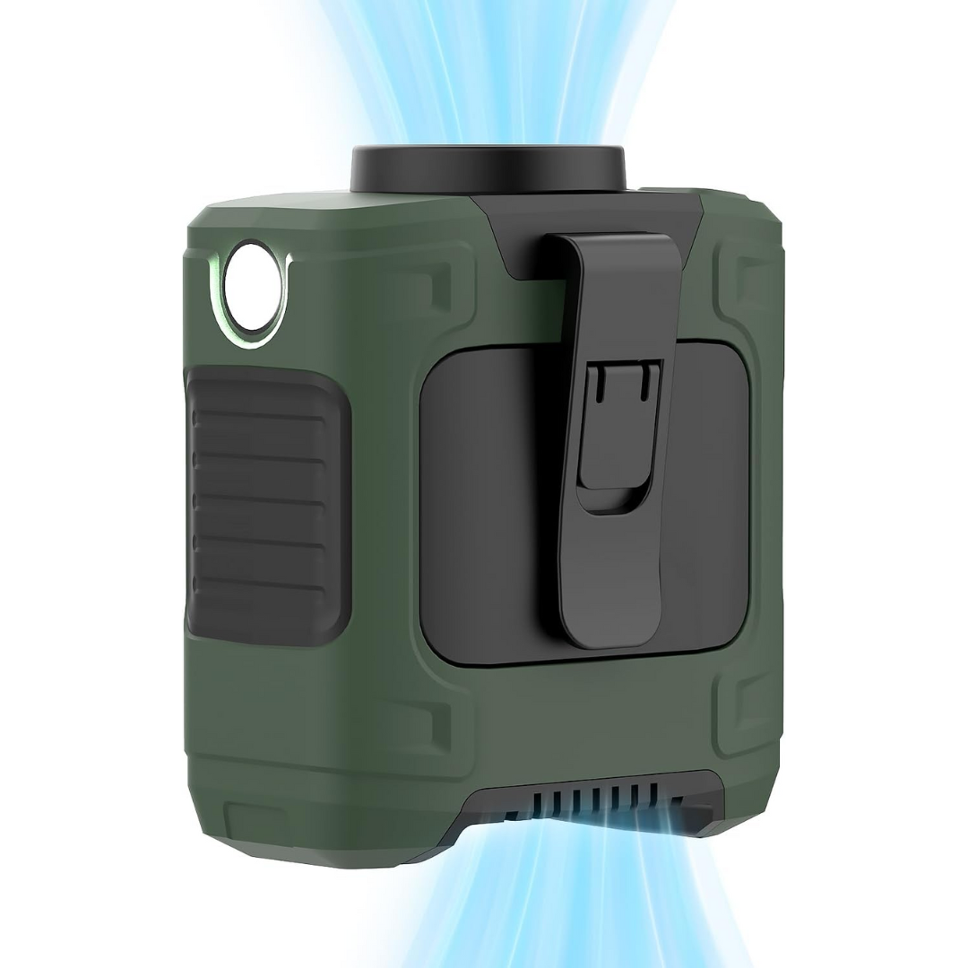 Rechargeable Hands-Free Wearable Waist Fan For Cool Comfort