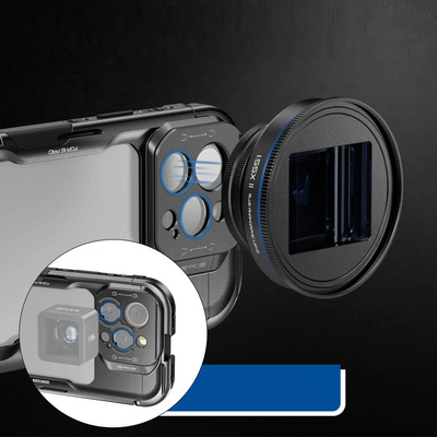 Phone Cage Video Rig With Dual Handles For IPhone 15 Pro Filmmaking