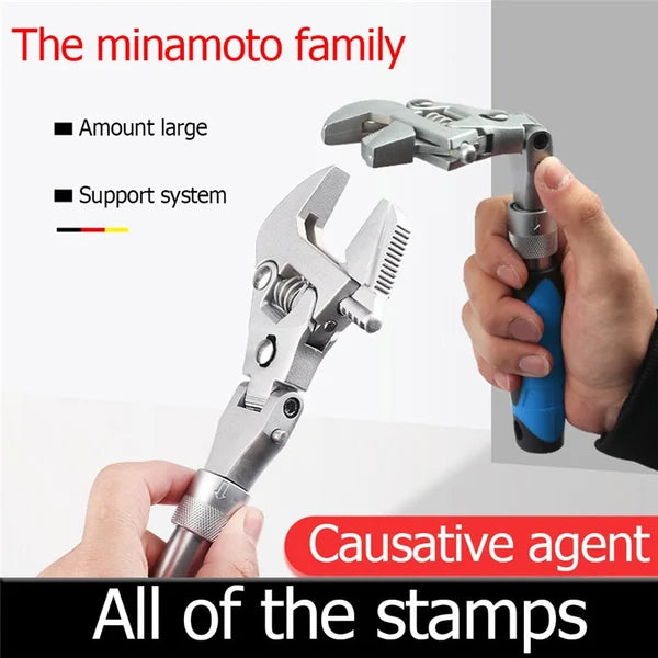 Telescopic Ratchet Wrench 5 In 1 With Adjustable Shaking Head