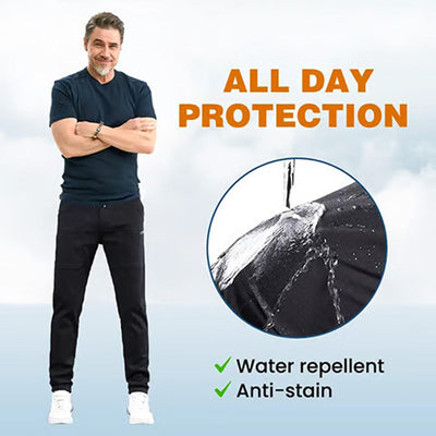 Stretch Cargo Pants With Multiple Pockets And High Stretch Fabric
