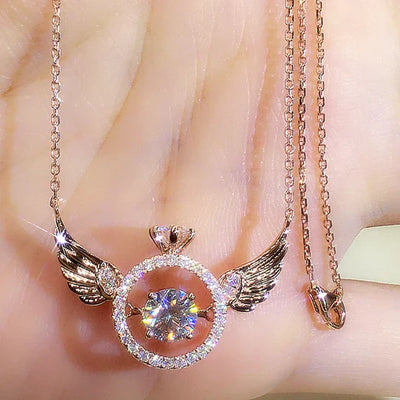 Angel Wings Necklace Elegant Pendant Jewelry For Women Gift