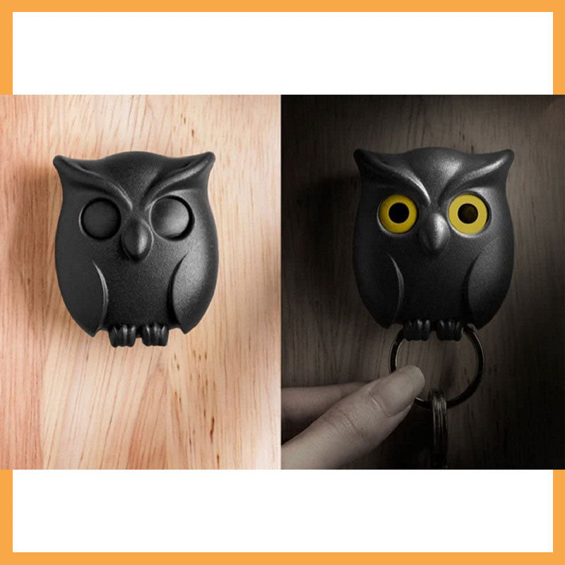 Owl Keychain Organizer Cute Entrance Decorative Holder